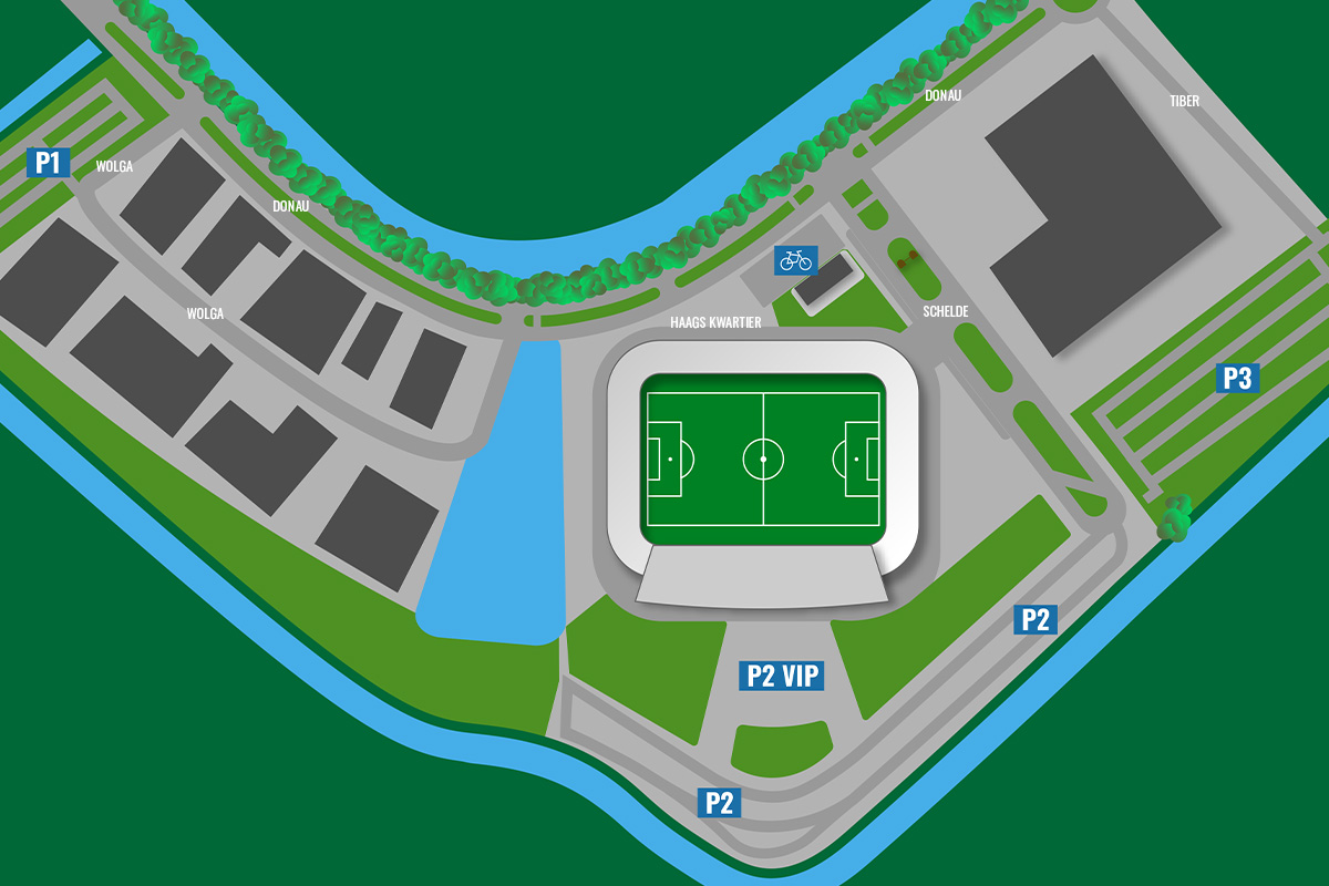 Plattegrond parkeren