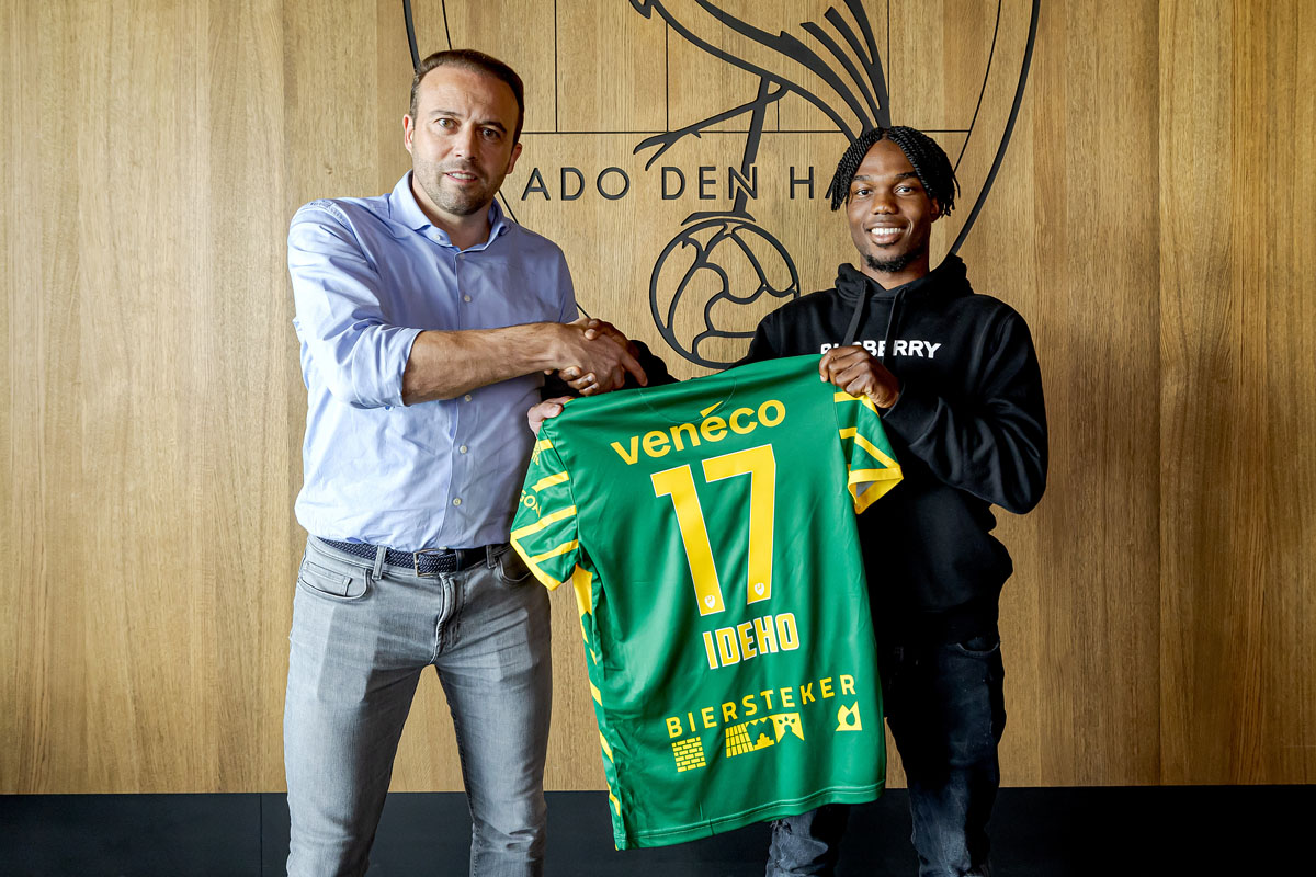 *Joel Ideho* of ADO Den Haag