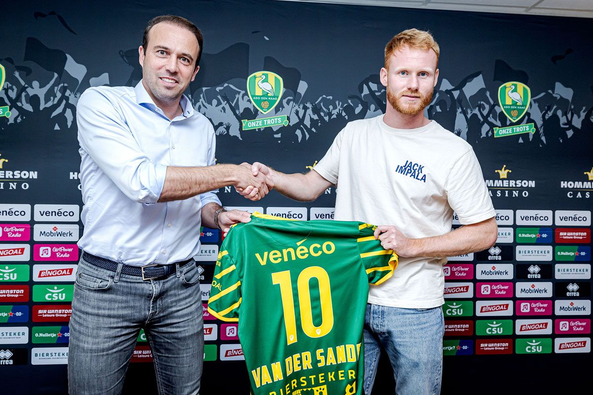 *Jort van der Sande* van ADO Den Haag 