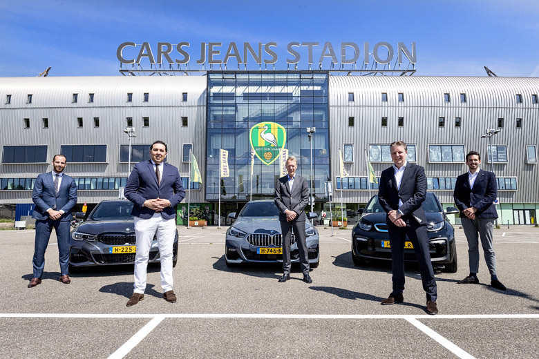 (L-R) Samenwerking BMW Dusseldorp en ADO Den Haag